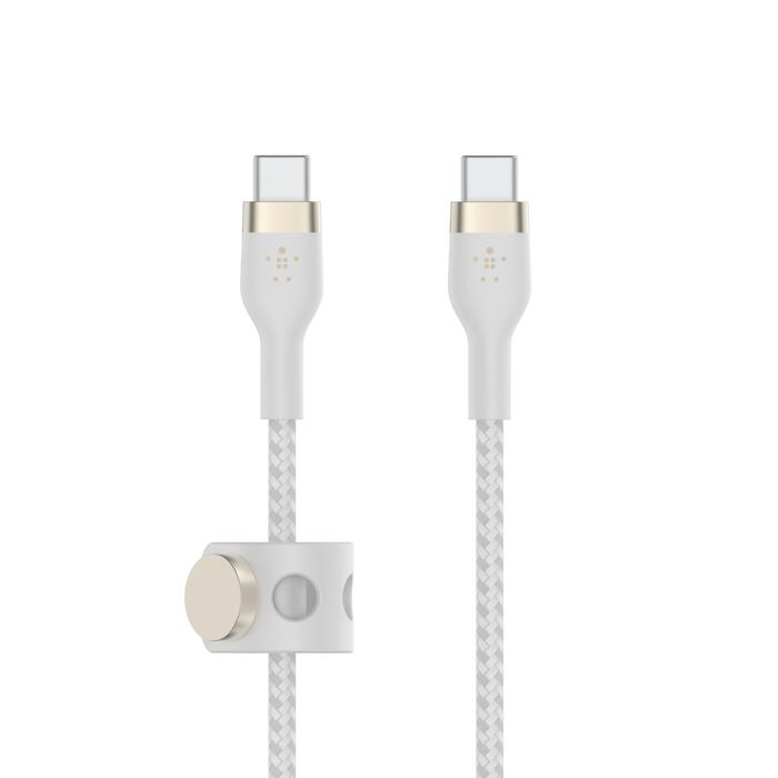 Belkin BoostCharge Pro Flex 2 m USB-C mit Lightning Connector, weiß Belkin BoostCharge Pro Flex 2 m USB-C mit Lightning Connector, weiß